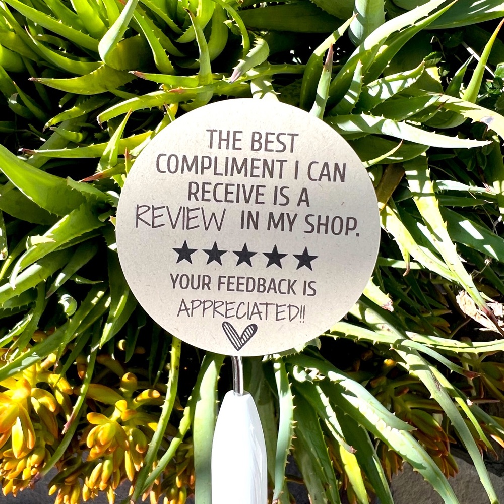 60 2.6" The Best Compliment Stickers